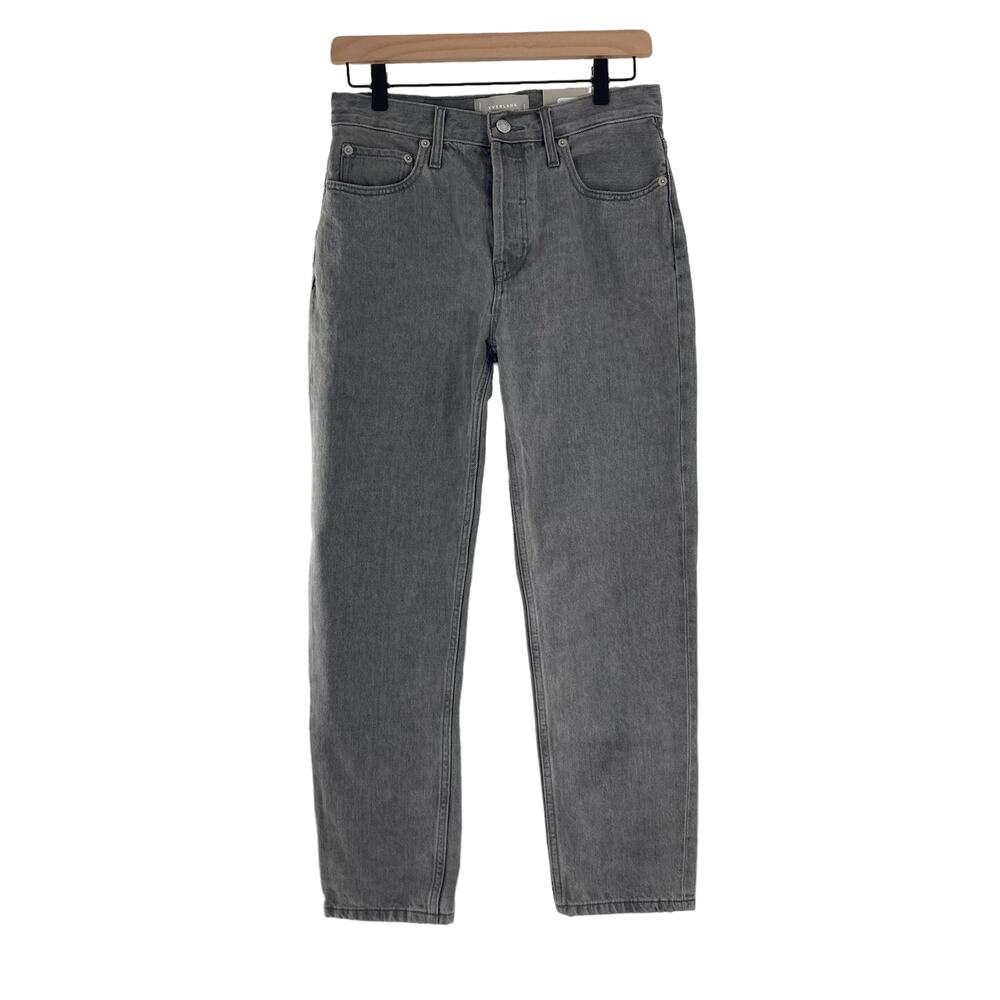 Everlane The 90’s Cheeky Jean in Grey Wash High Rise No stretch